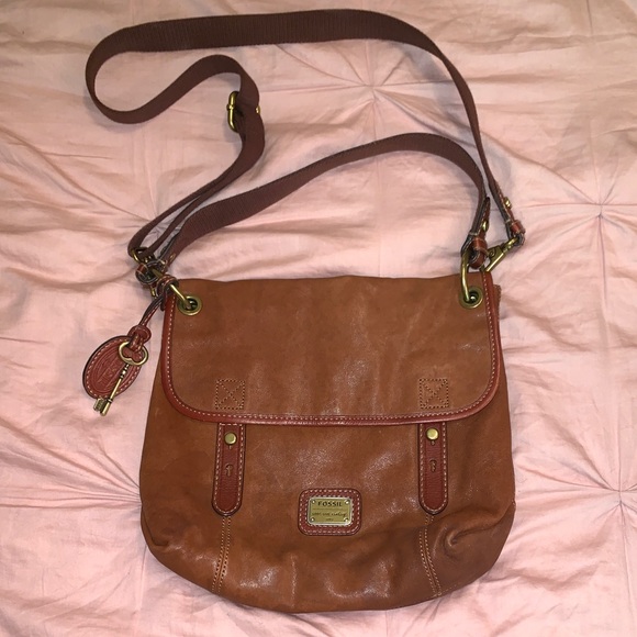 Fossil Handbags - Fossil Leather Shoulder Bag w Multiple Straps